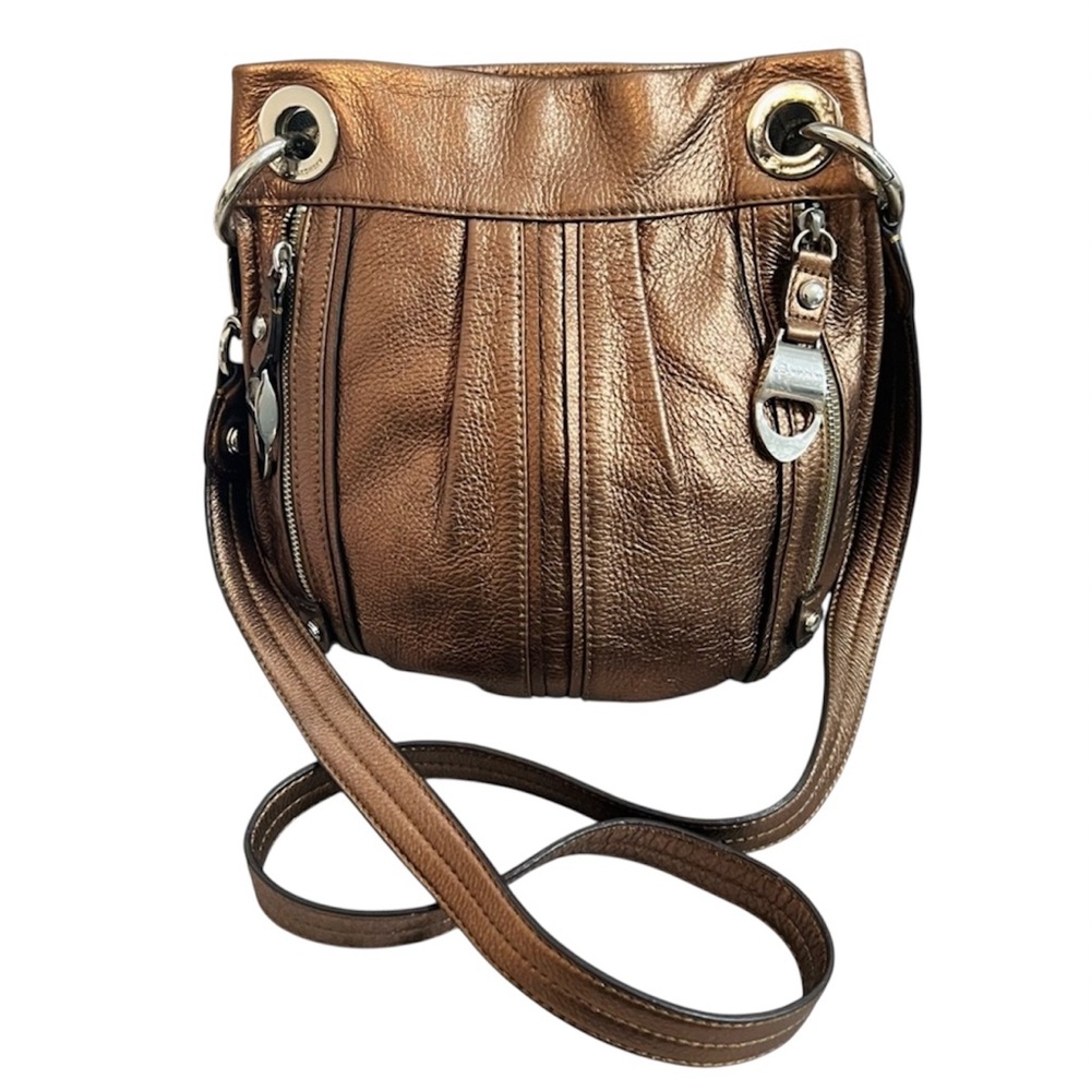 B. Makowsky Leather Crossbody Bag